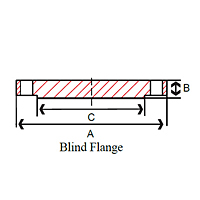2321-blind-raised-face-flange-dimensions