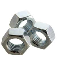 Hex Nuts, Class 8, Metric Coarse & Fine, Zinc Plated Steel