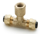 6164-PARKER-POLY-TITE-BRASS-FITTINGS-FEMALE-BRANCH-TEE-177P