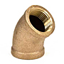 45° Elbows, Threaded Bronze Pipe Fittings