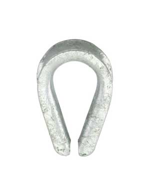 Wire Rope Thimbles – Stainless and Galvanized