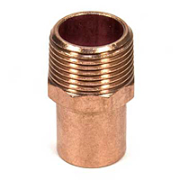 Male Street Adapter FGTxMPT, Copper Tube Fittings