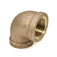 Reducing 90° Elbows, Threaded Bronze Pipe Fittings
