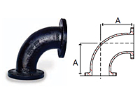 2106-flanged-ductile-cast-iron-90-long-radius-elbow-a