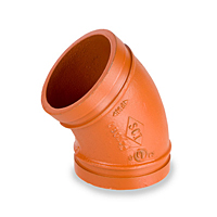 2251-45-elbow-standard-radius-grooved-fitting-painted-65f