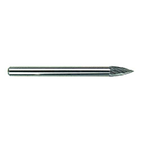 3086-CARBIDE-BURR-DOUBLE-CUT-1-8-SHANK-SG-41-TREE-W-POINTED-END