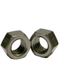 Hex Nuts, Grade 2, National Coarse & Fine, Plain Steel