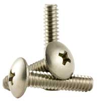 18-8 Stainless Steel Phillips Truss Head Machine Screws, National Coarse (6 in-32), (8 in-32), (10 in-24), (10 in-32), (1/4 in-20)