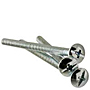 Slotted Truss Head Machine Screws, National Coarse, Zinc Plated Steel (6 in-32), (8 in-32), (10 in-24), (10 in-32), (1/4 in-20), (5/16 in-18), (3/8 in-16)