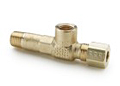 6124-PARKER-COMPRESSION-BRASS-FITTINGS-COMPRESSION-GAGE-TEE-168C