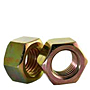 Hex Nuts, Grade 5, National Coarse, Yellow Zinc