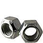 Hex Metal Cone Lock Nuts, Grade C, National Coarse & Fine, Zinc Plated Steel