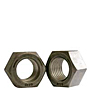 Hex Nuts, Grade 5, National Coarse & Fine, Plain Steel